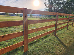 Gallery image 2 — horse fence installation in Georgia