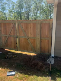 Gallery image 4 — wood fence replacement Oglethorpe County, GA