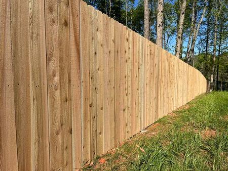 Gallery image 3 — wood fence replacement Oglethorpe County, GA