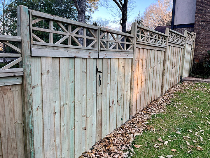 Gallery image 8 — wood fence replacement Oglethorpe County, GA