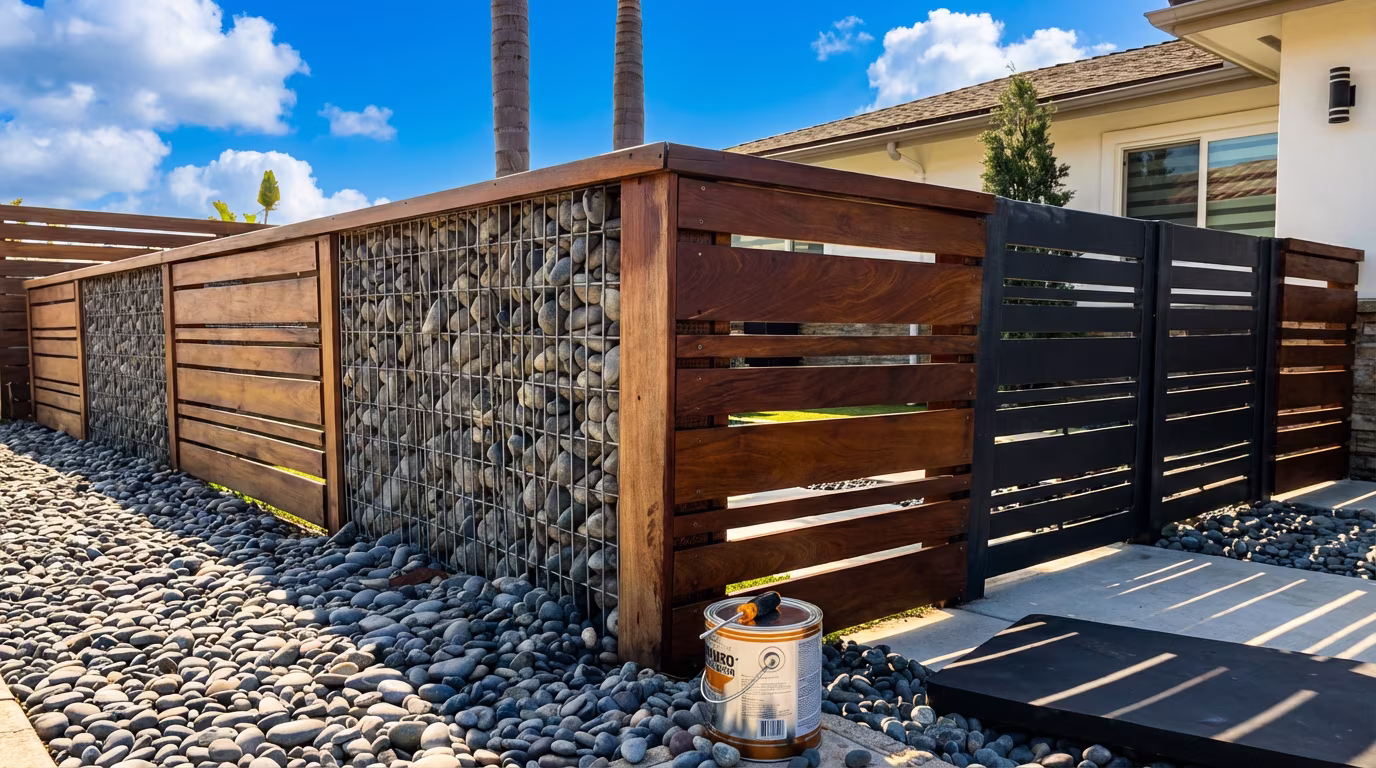 Gallery image 6 — ipe hardwood fence San Diego County