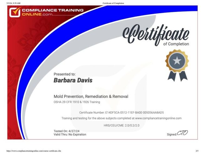 Gallery image 8 — mold remediation Georgia