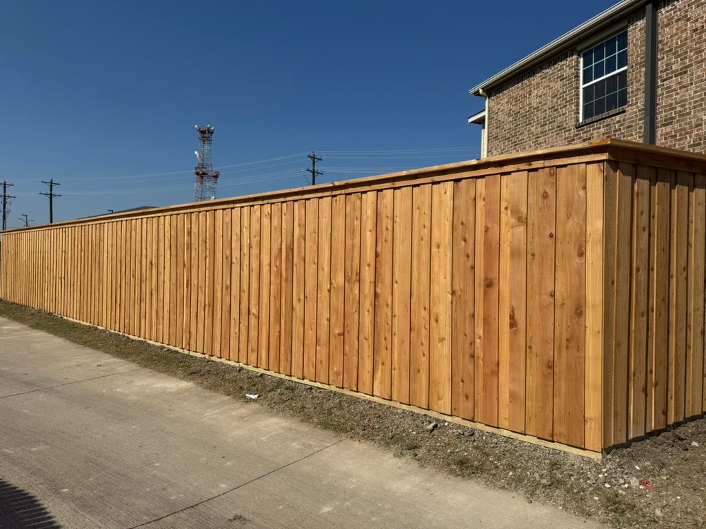 Trex composite fence Double Oak