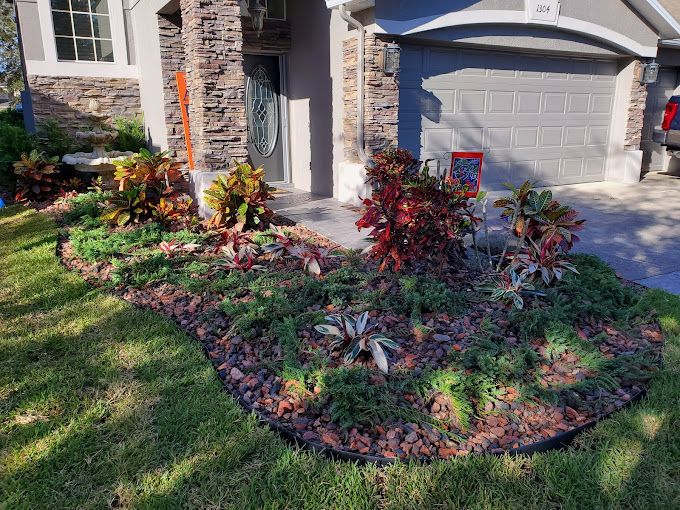 Gallery image 2 — planters and hardscape Central Florida