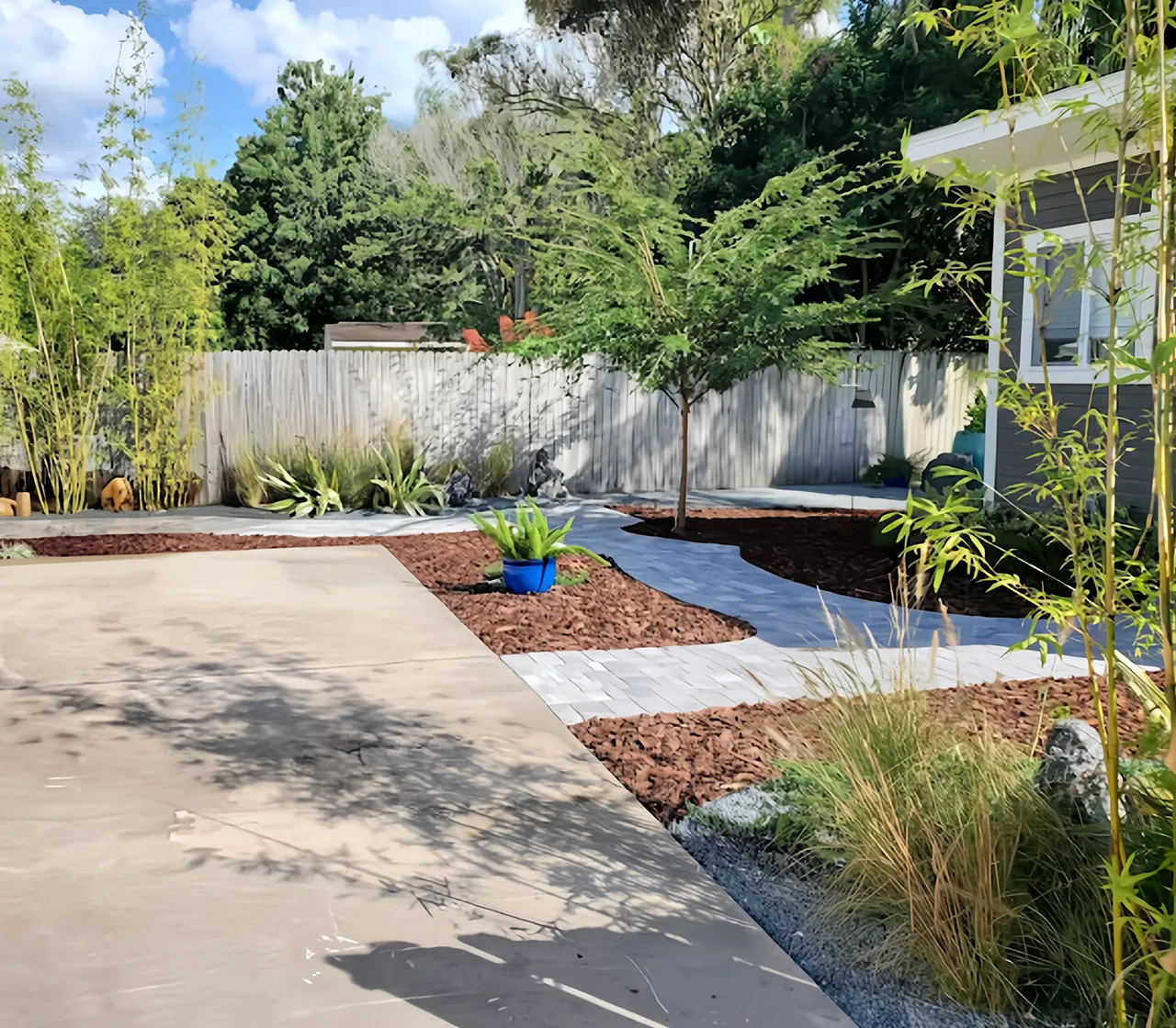 Gallery image 14 — planters and hardscape Central Florida