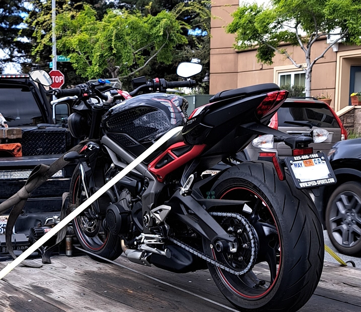 motorcycle towing San Jose