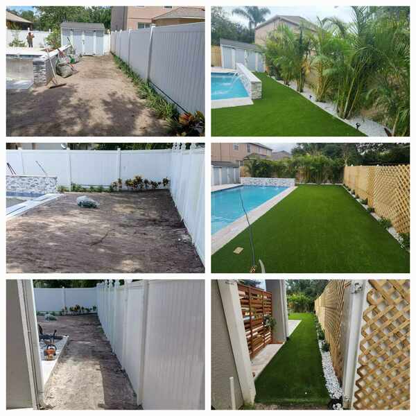 Gallery image 1 — artificial turf installation Mora's Landscaping LLC