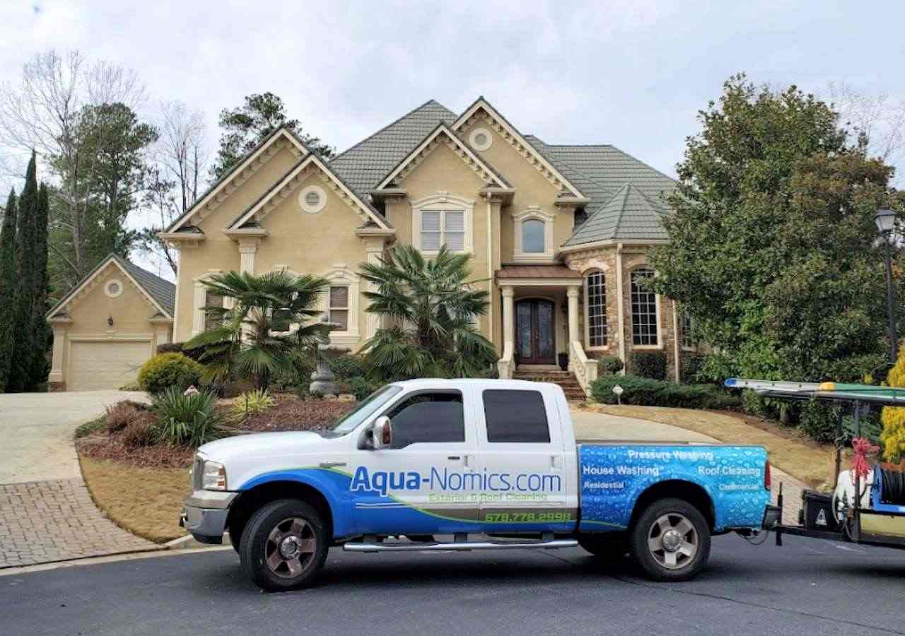 soft wash roof cleaning Johns Creek