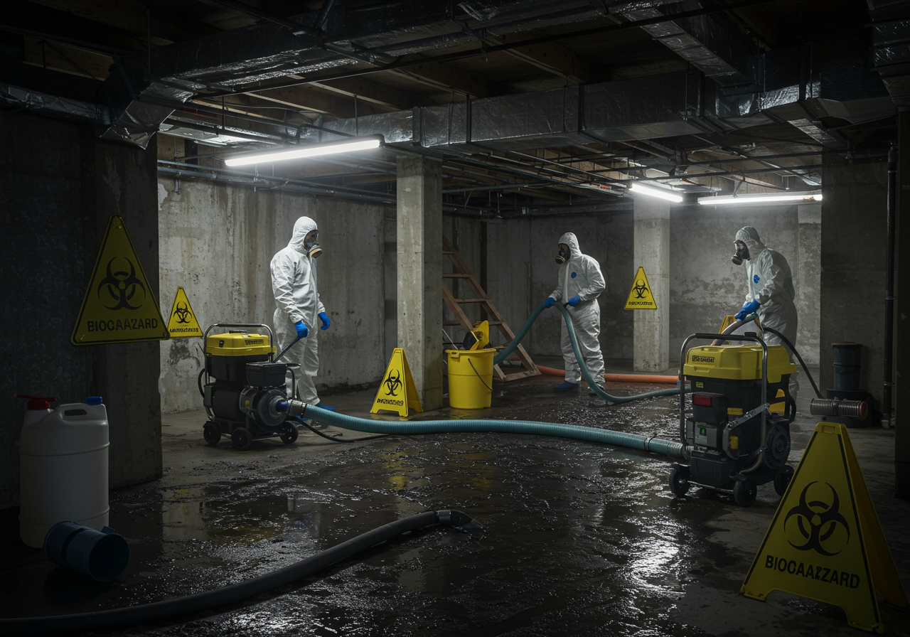 Gallery image 1 — burst pipe restoration Round Rock