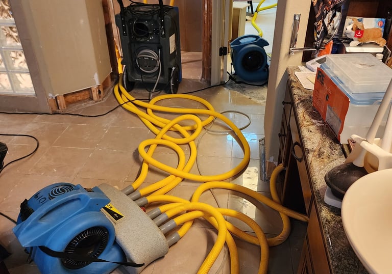 Gallery image 6 — burst pipe cleanup Georgetown