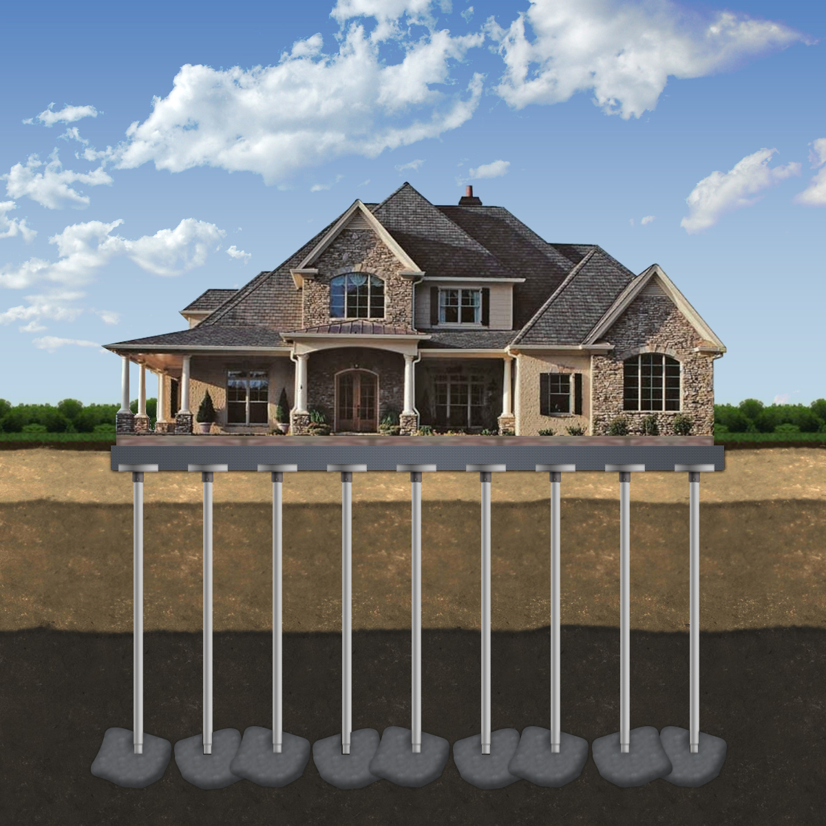 Gallery image 2 — helical piers Brooksville