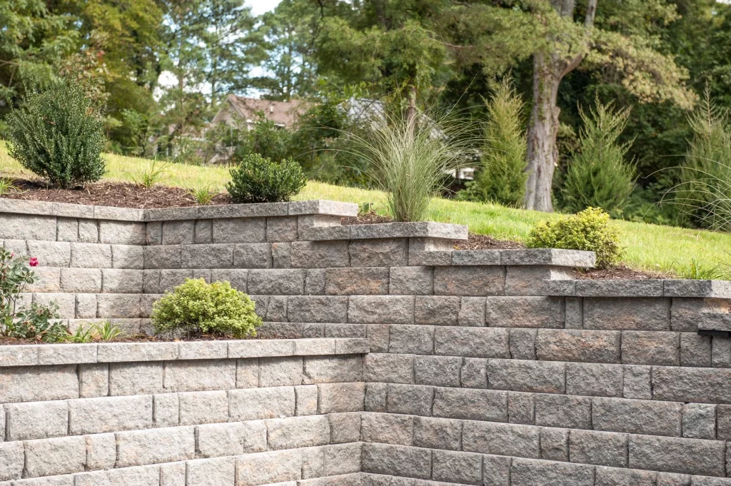 Gallery image 1 — retaining wall installation Paradise Valley