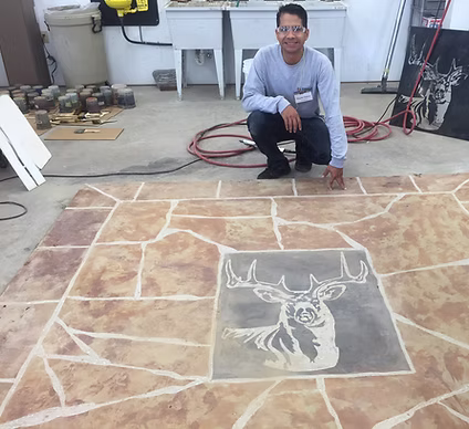 Gallery image 2 — microcement flooring San Jose