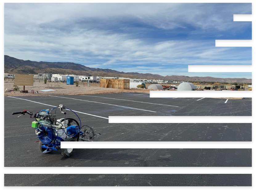 parking lot striping in Phoenix Striping