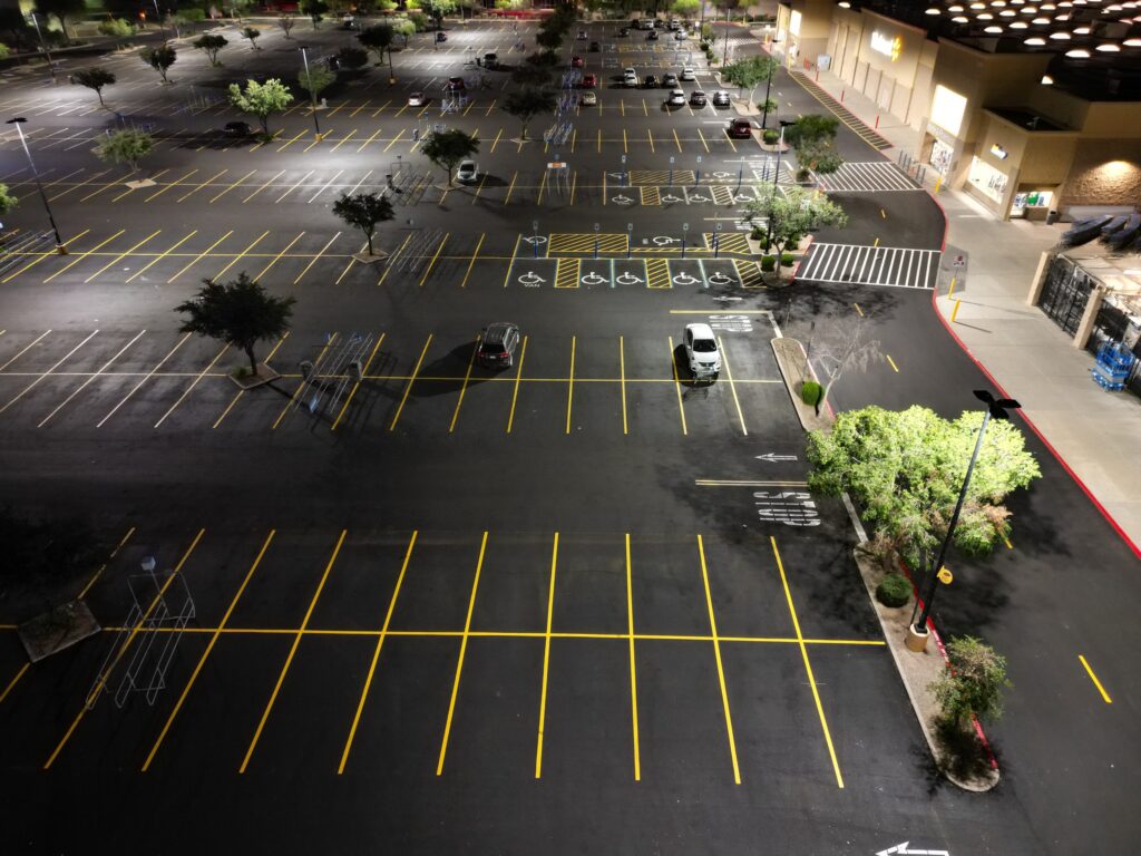 Gallery image 1 — parking lot re-striping Phoenix Striping