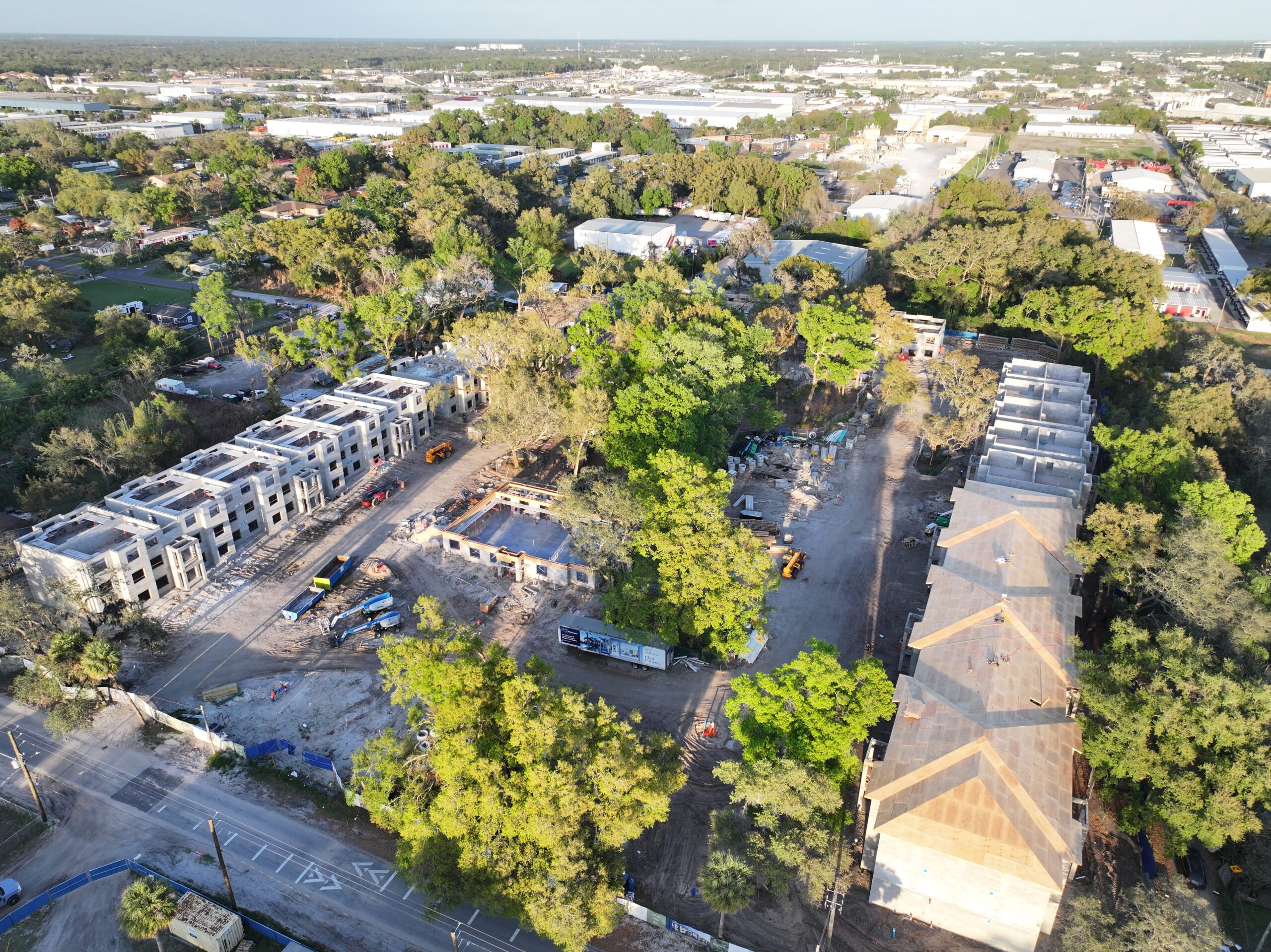 commercial building concrete work in Tampa