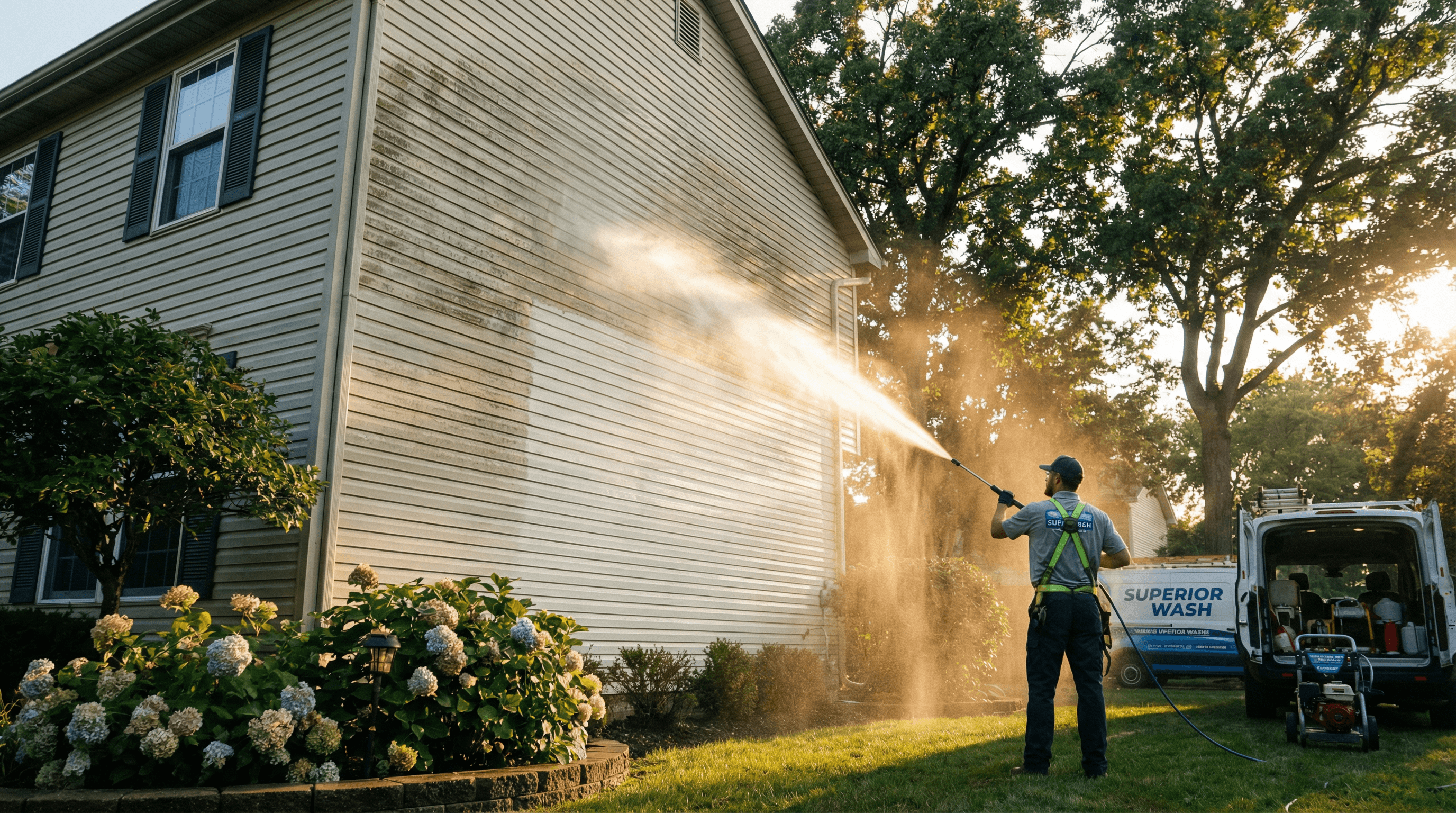 eco-friendly power washing Lakeview