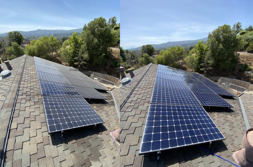 dirty solar panel cleaning service Beverly Hills