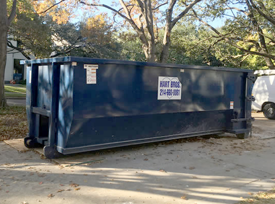 Gallery image 2 — yard waste dumpster rental Dallas, TX