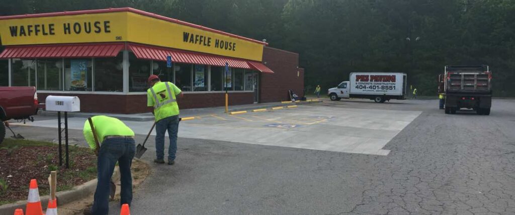 concrete curbing Atlanta