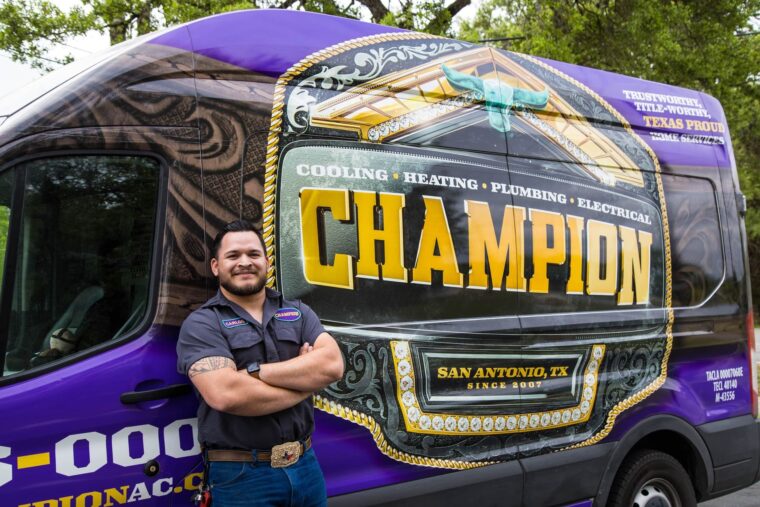 furnace installation surrounding areas