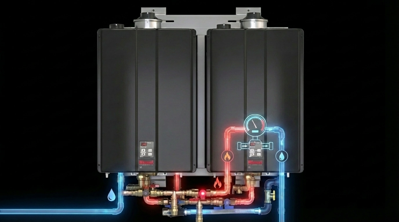 residential tankless water heater in Waller