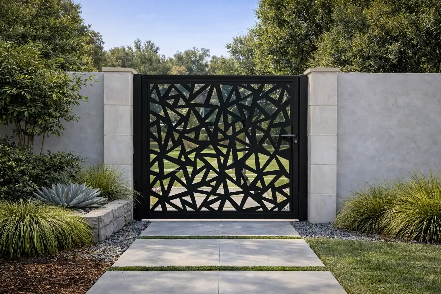 Gallery image 31 — custom aluminum gates Los Angeles