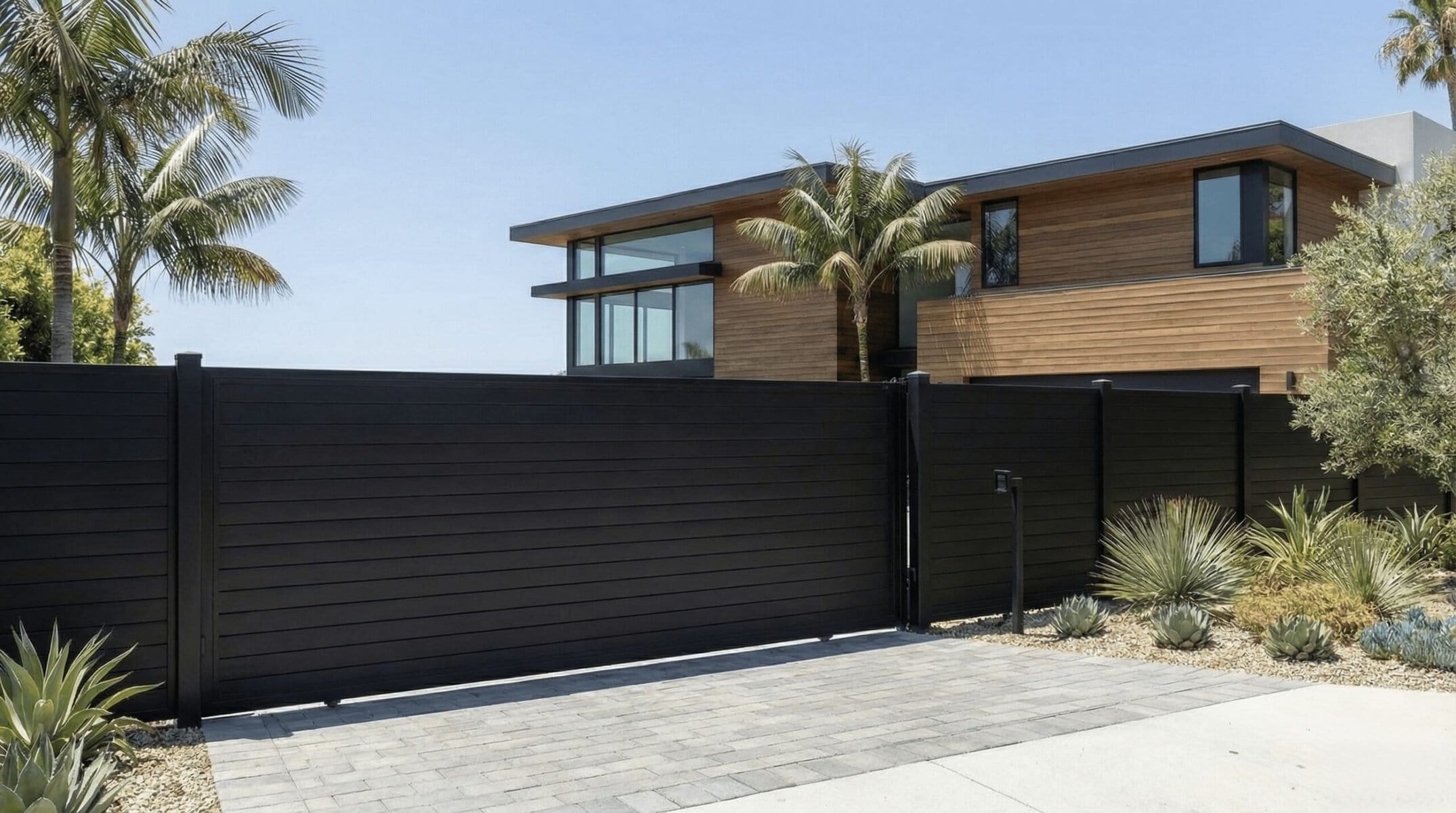 Gallery image 4 — custom aluminum gates Los Angeles