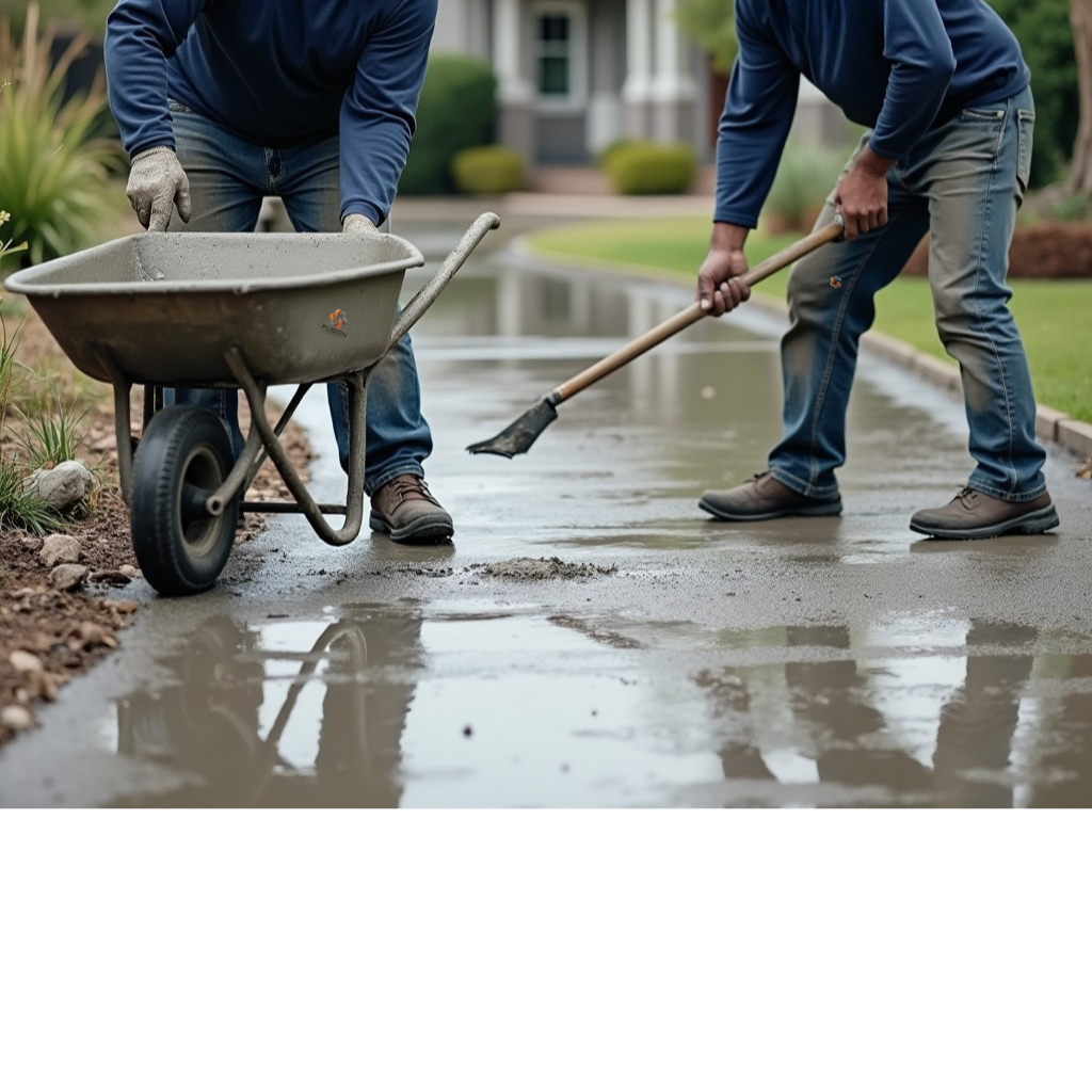 Gallery image 1 — concrete steps and walkways Fusion Concrete LLC