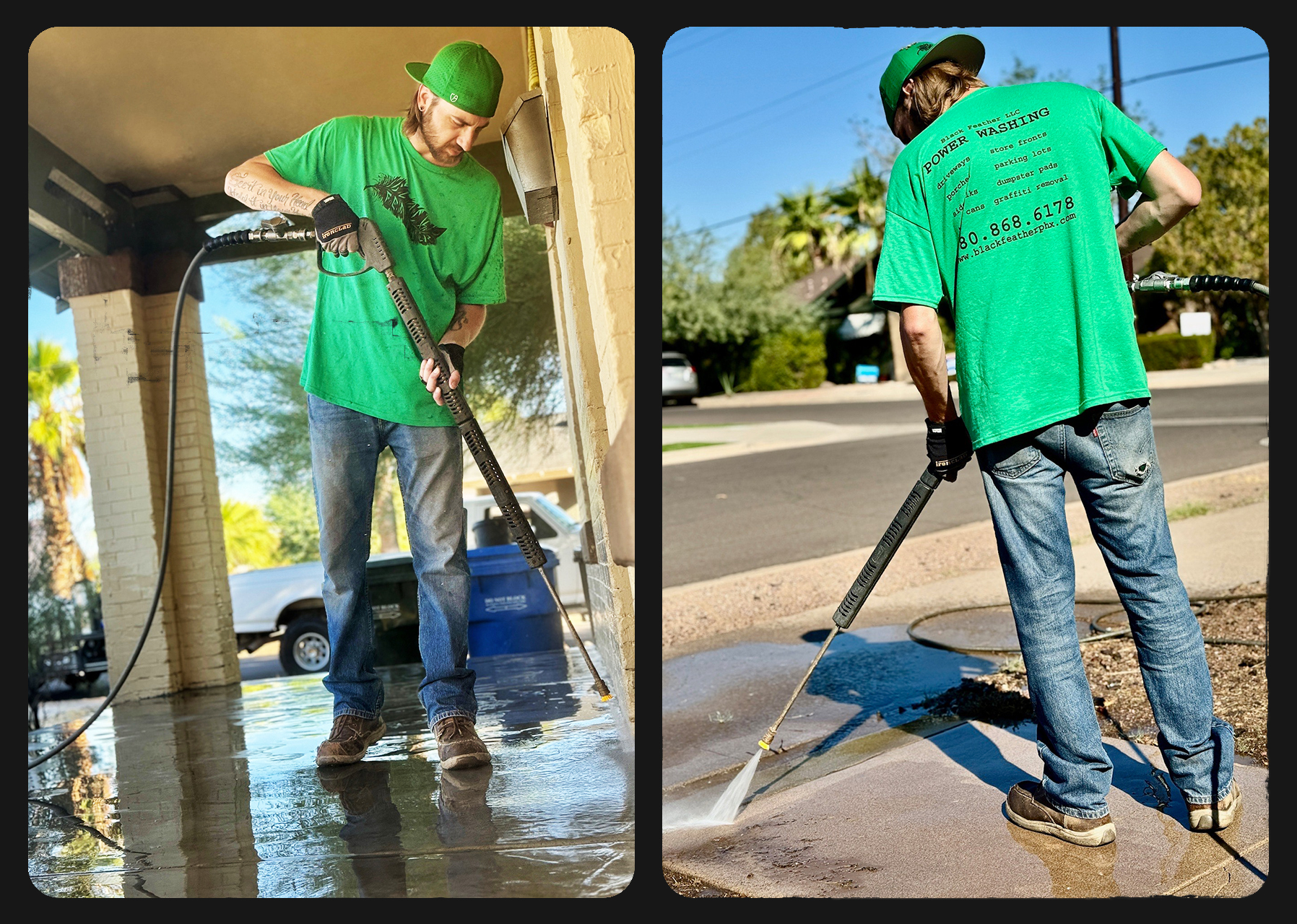 Gallery image 5 — curb appeal power washing Black Feather Power Washing