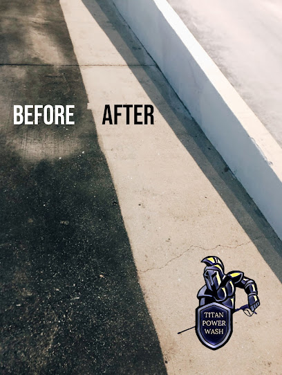 sidewalk pressure washing Titan Power Wash LLC