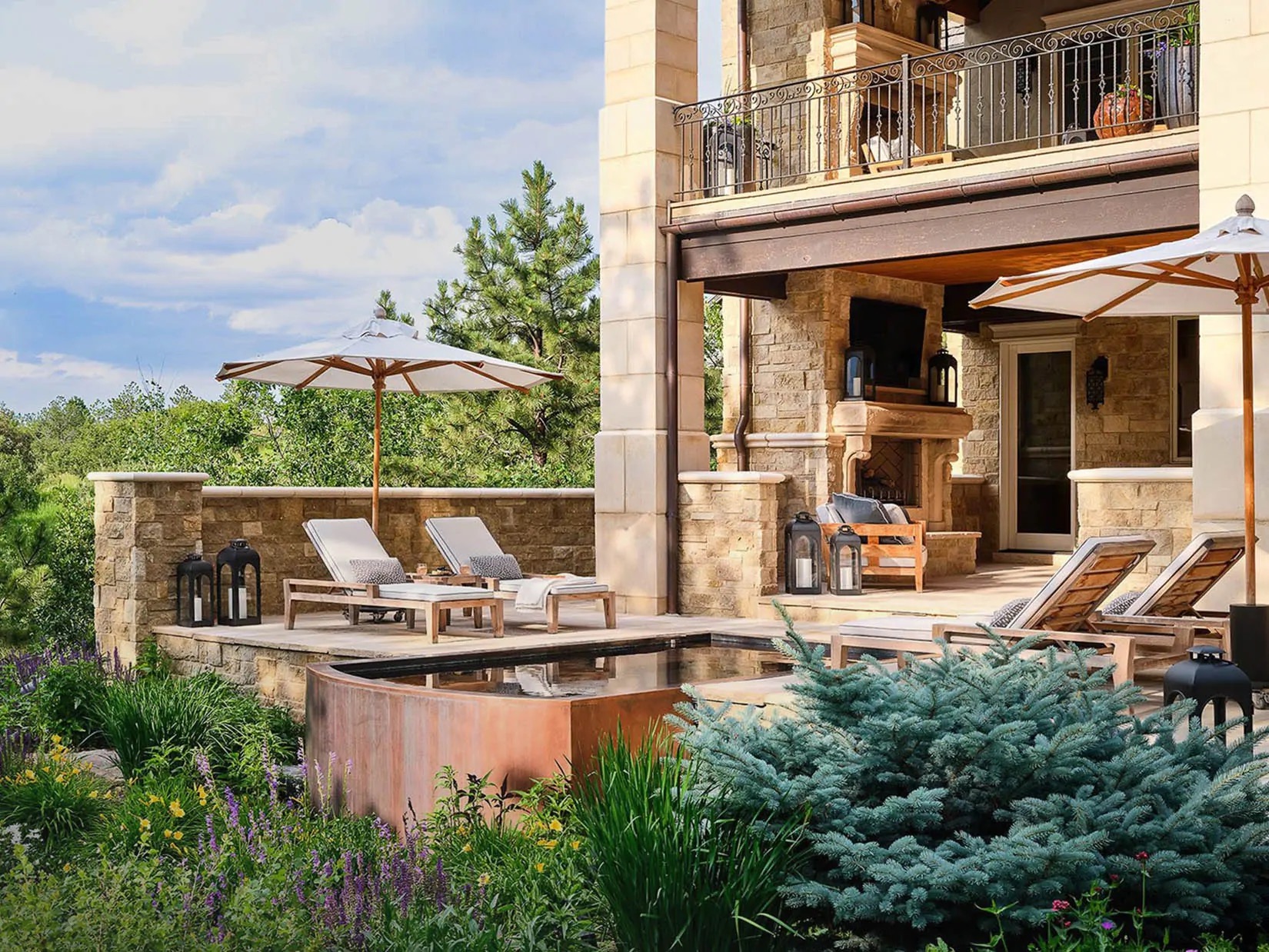 Gallery image 4 — fire pit installation Lifescape Colorado | Landscape Architects