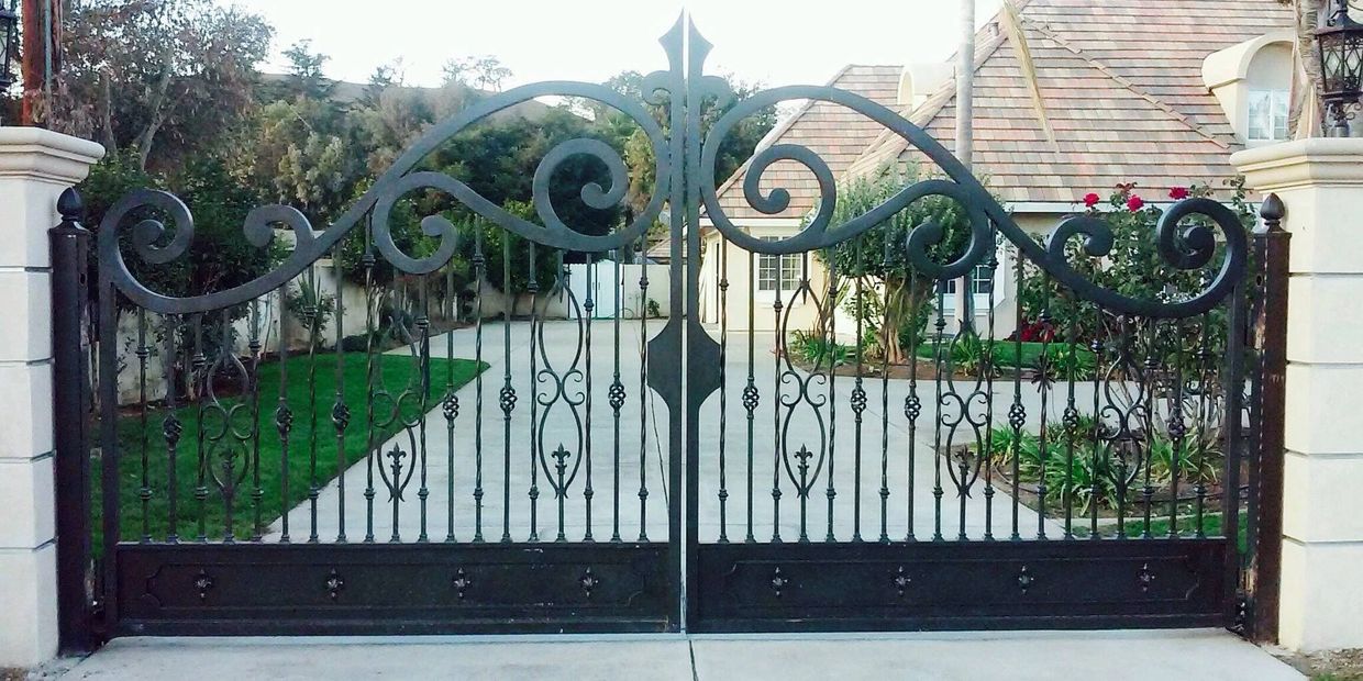 residential iron fence California