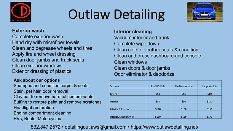 boat detailing service Katy