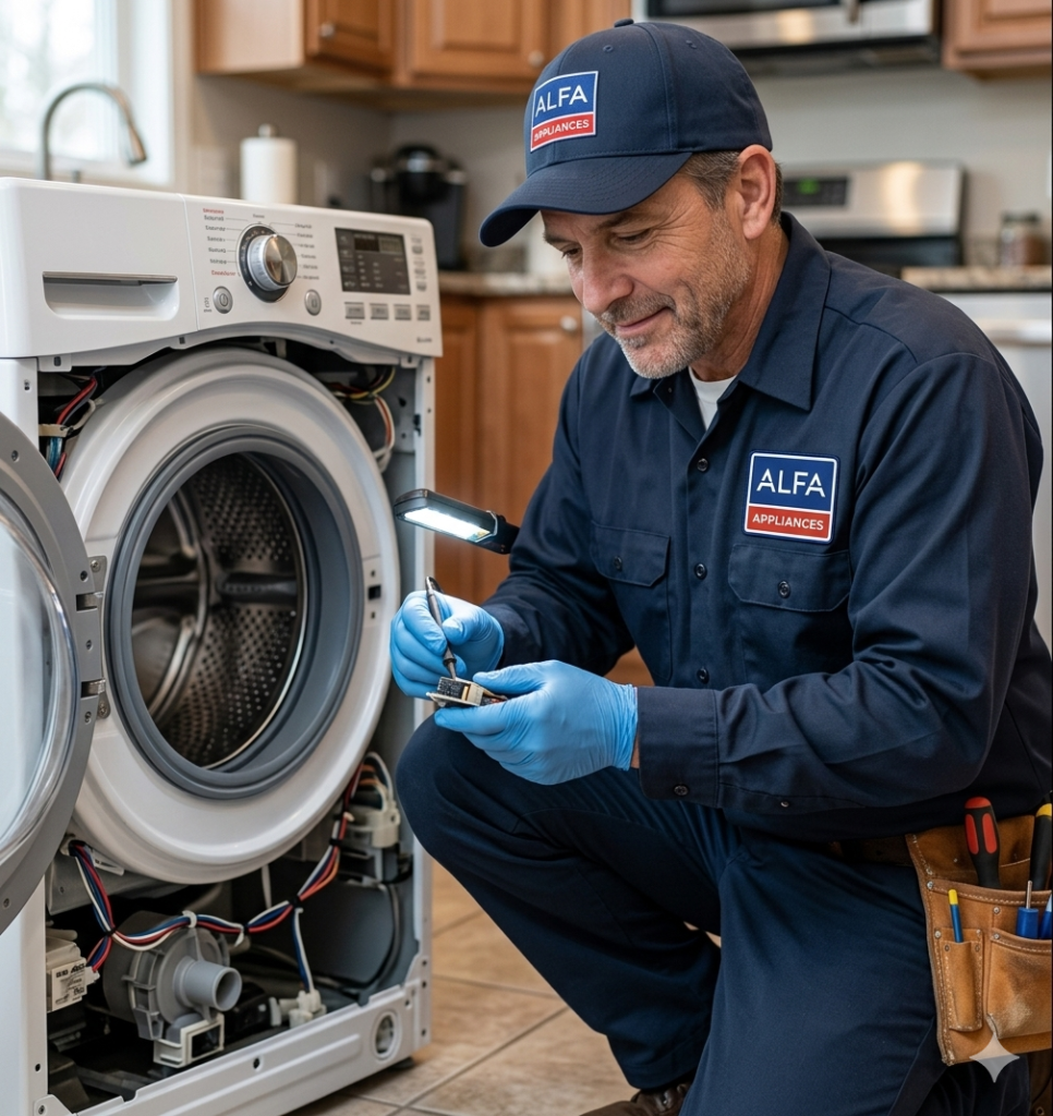 About dryer repair in ALFA APPLIANCES