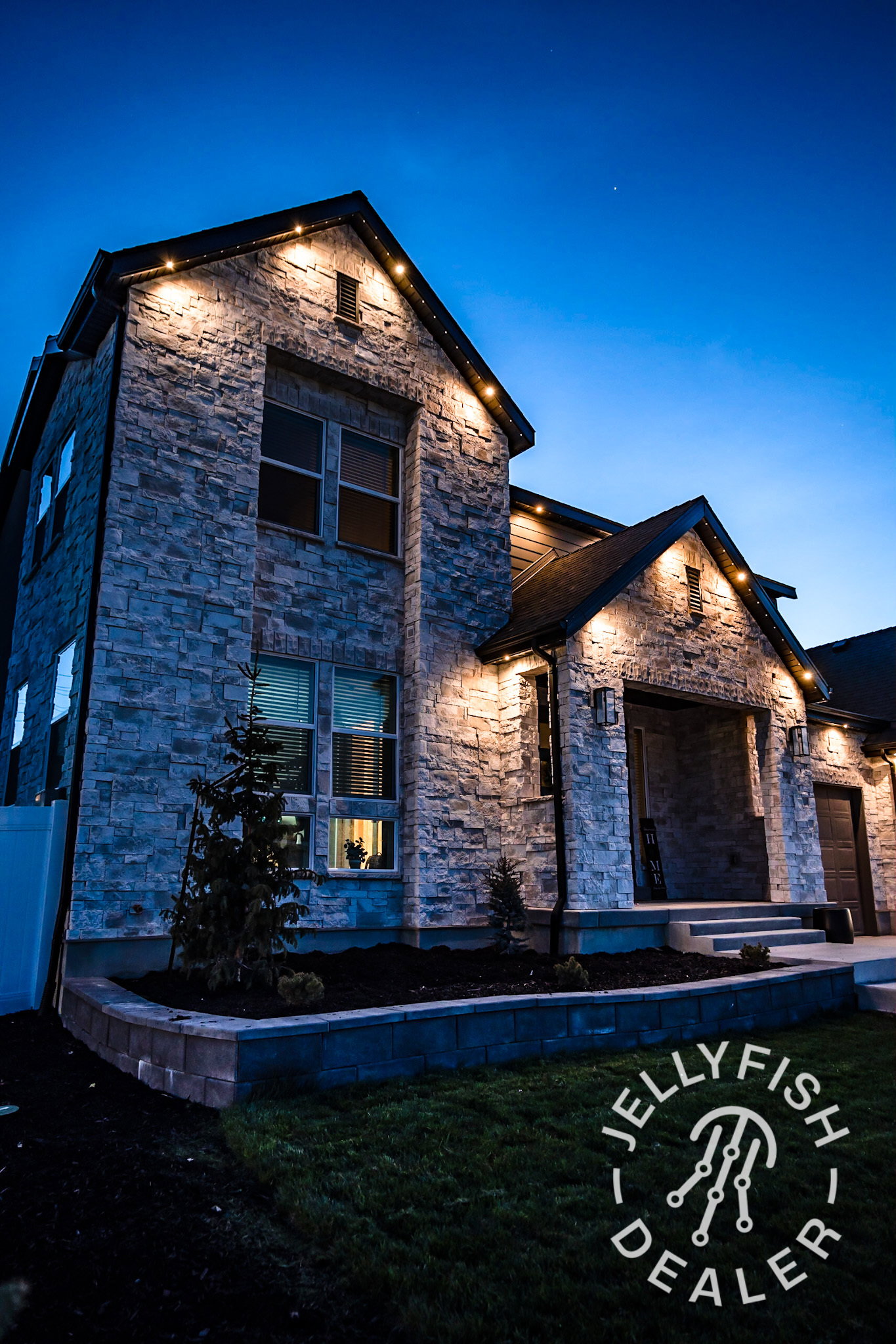 Gallery image 7 — permanent outdoor lighting installation Chicago