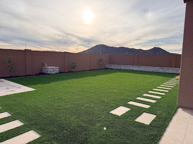 Gallery image 2 — walkway installation Arizona turf