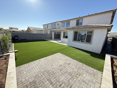 Gallery image 15 — walkway installation Arizona turf