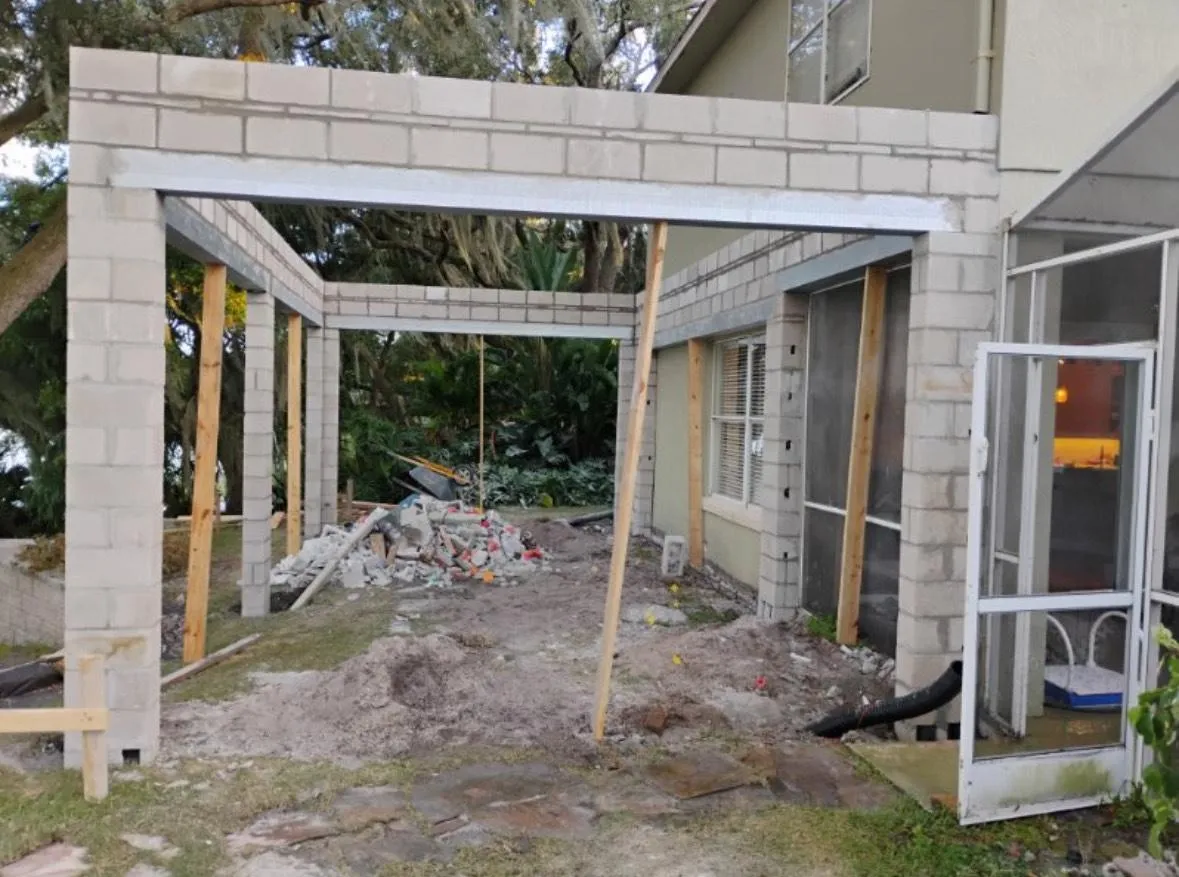 commercial concrete slab Central Florida