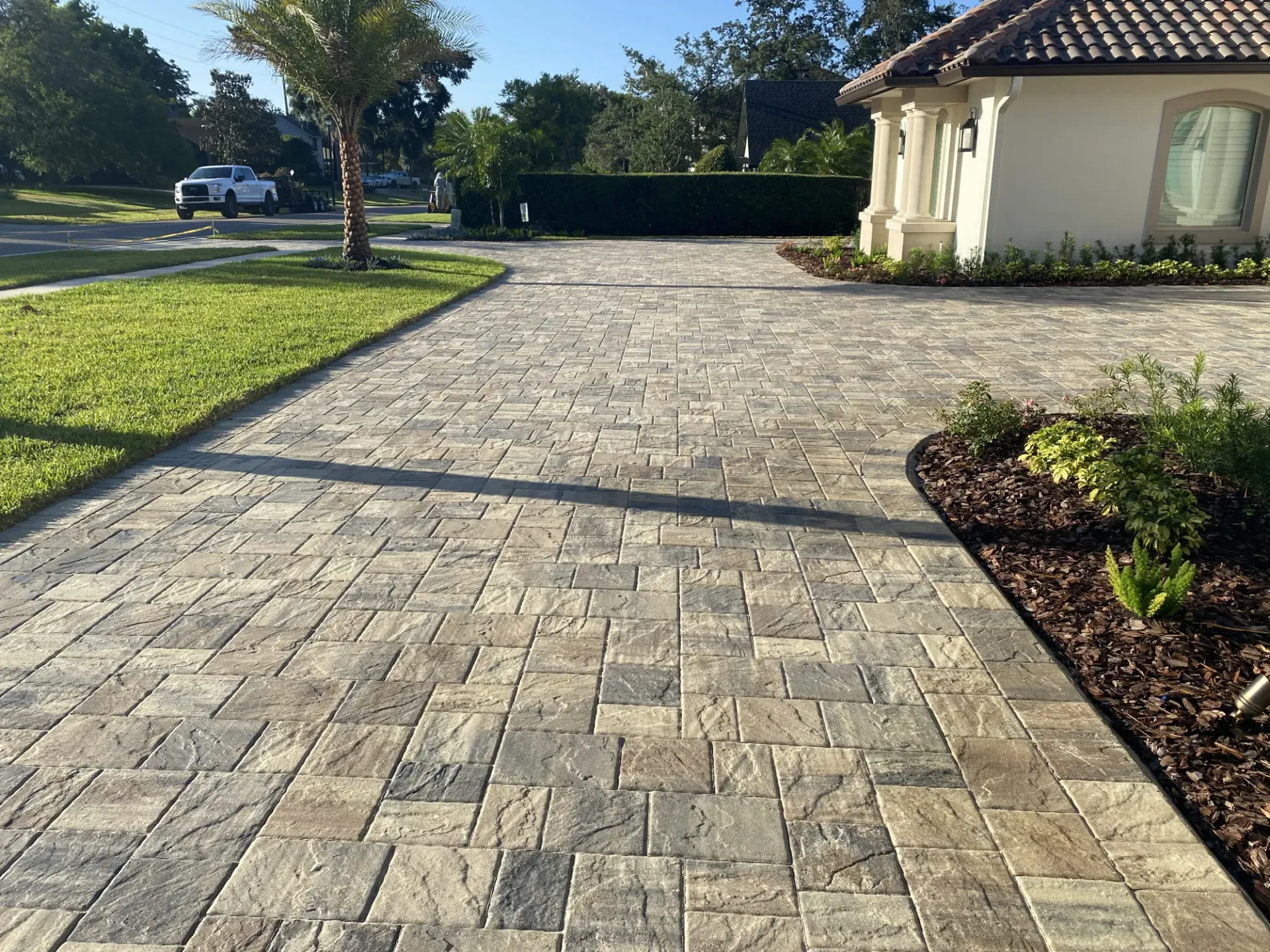 limestone pavers Clermont