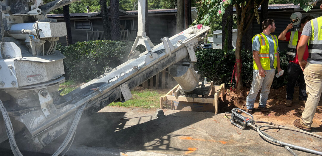 About small batch concrete delivery Fulton County