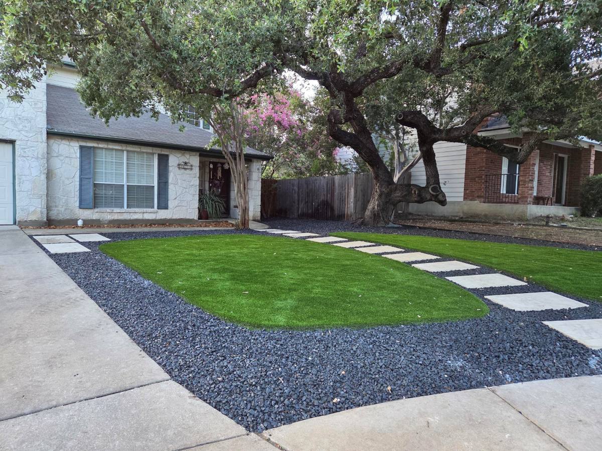 Gallery image 6 — artificial turf installation Stone Oak, TX