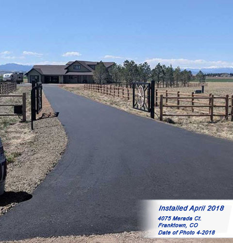 Gallery image 1 — crack sealing service Highlands Ranch