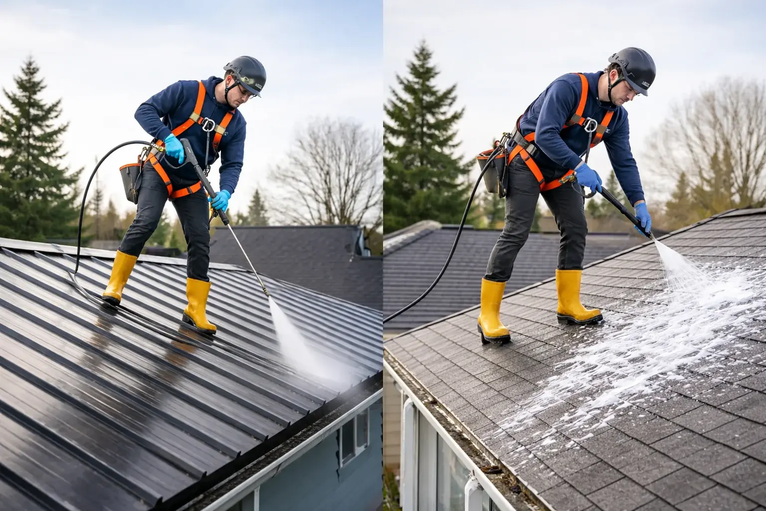 algae removal Austin roof