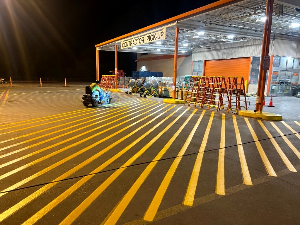 Gallery image 9 — commercial parking lot paving Katy