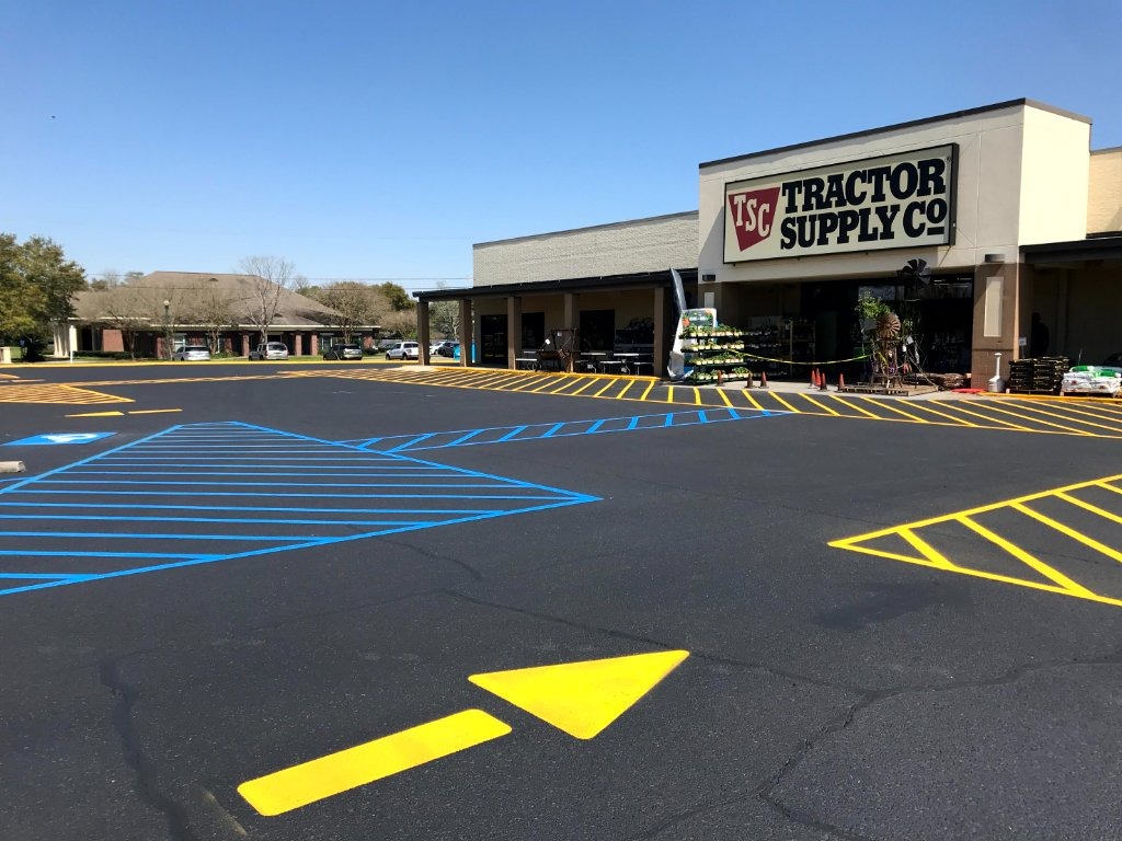 Gallery image 3 — commercial parking lot paving Katy