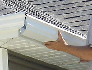 Gallery image 1 — commercial gutter installation in Platinum Seamless Gutters