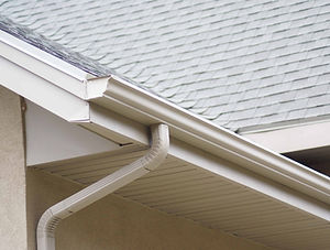 commercial gutter installation in Platinum Seamless Gutters
