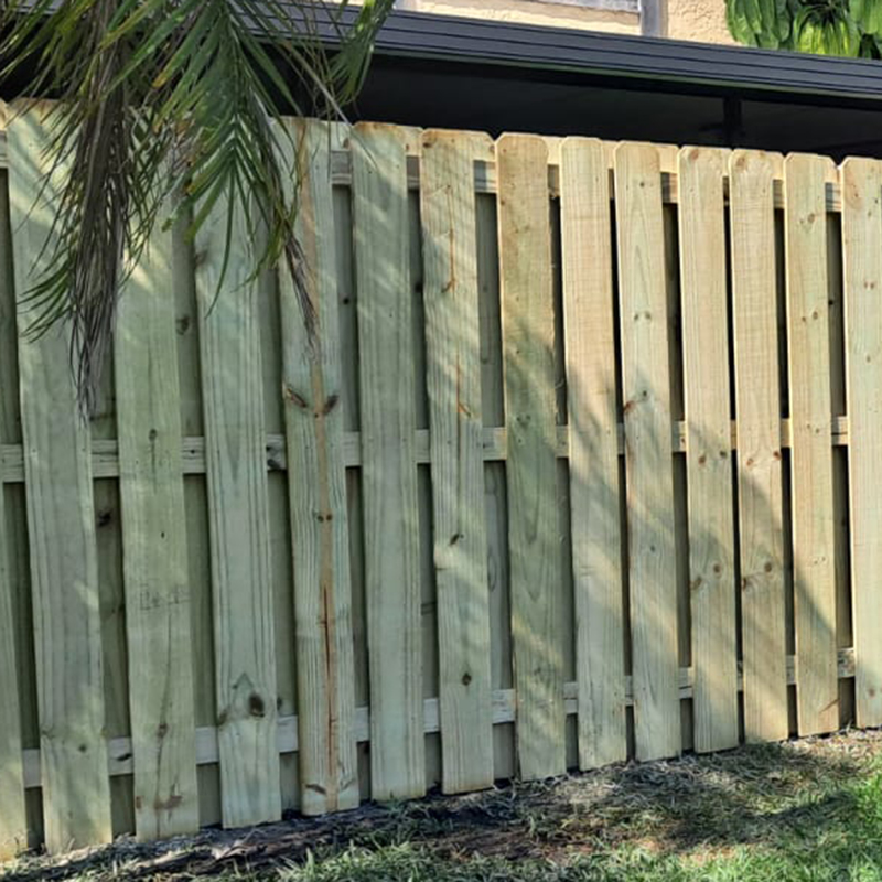 Gallery image 2 — wood fence installation Palm Beach County