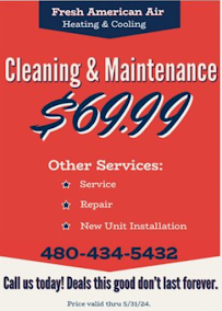 About AC tune-up in Fresh American Air